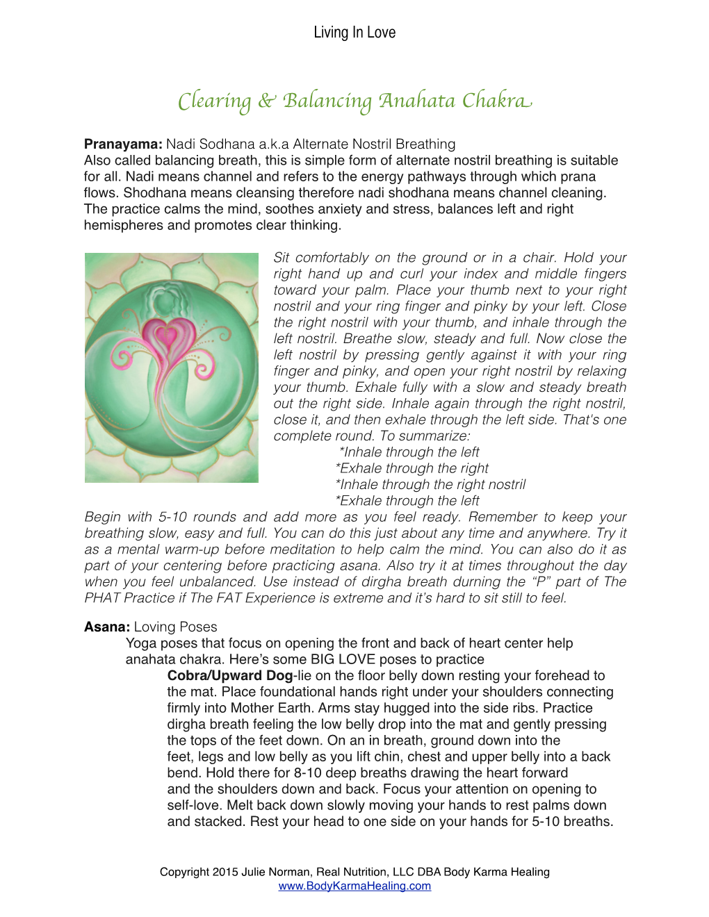 Clearing & Balancing Anahata Chakra