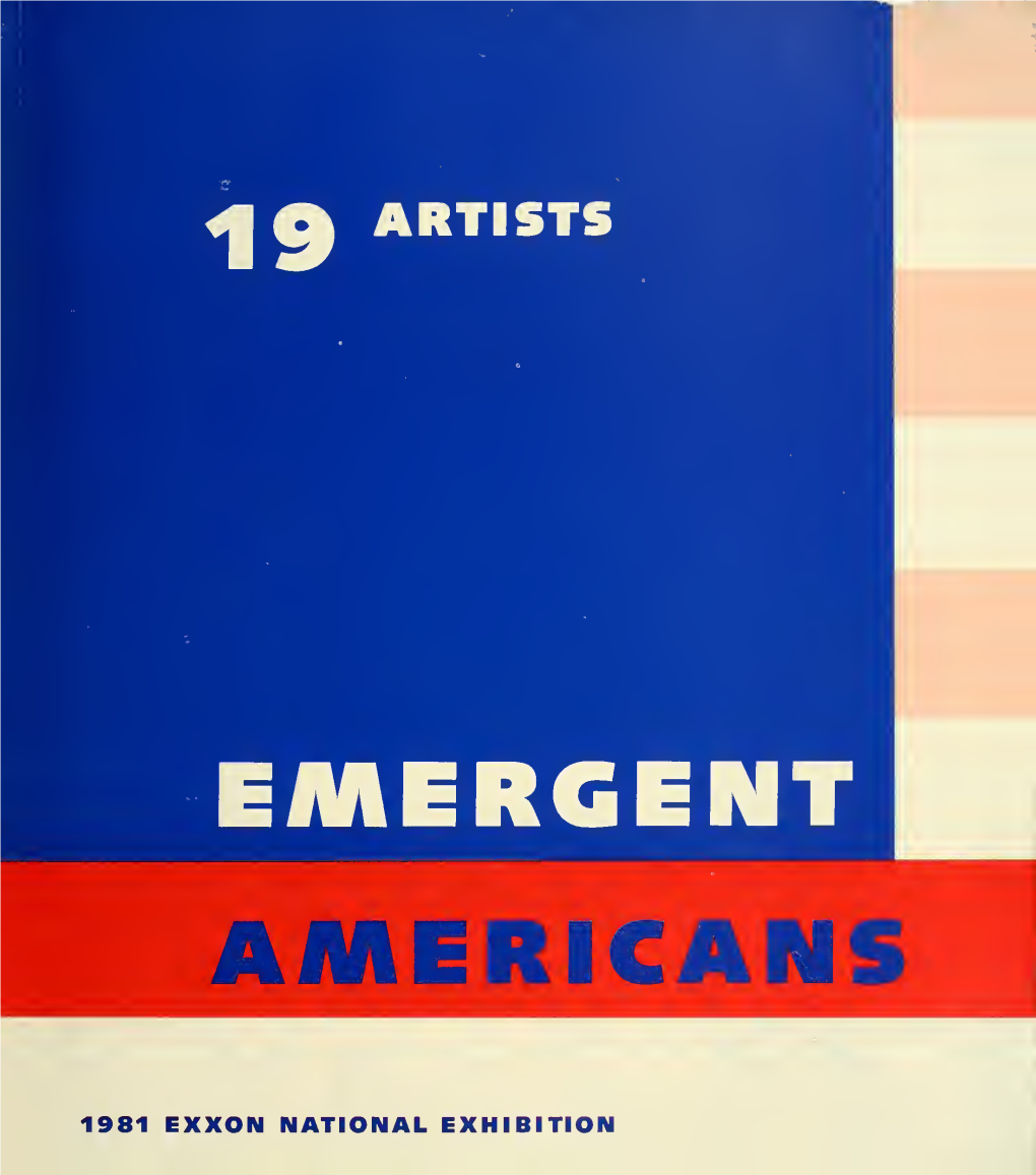 19 Artists, Emergent Americans