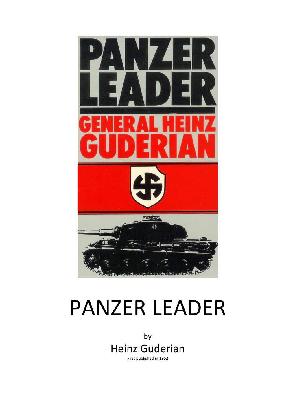 Panzer Leader