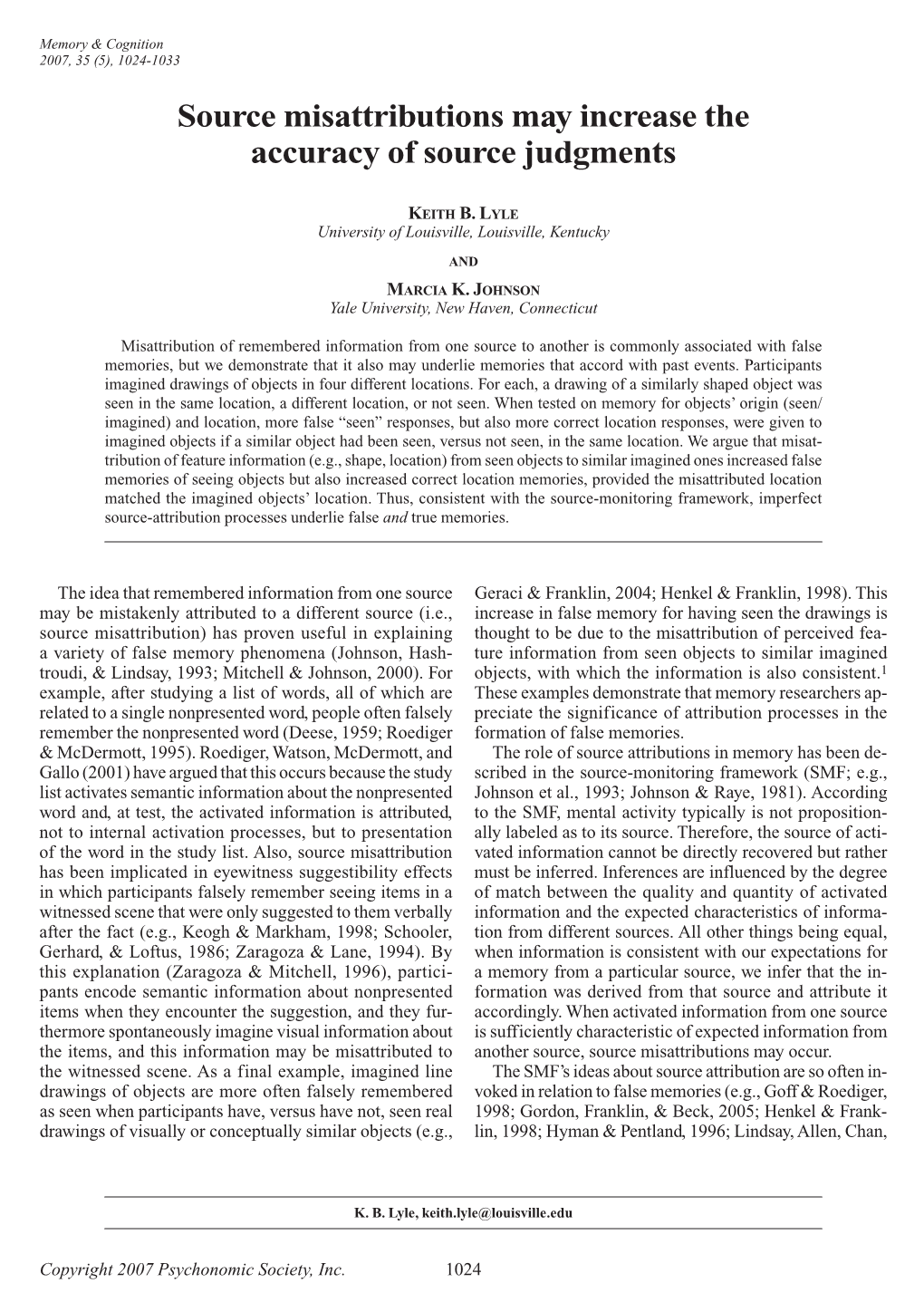 Source Misattributions May Increase the Accuracy of Source Judgments