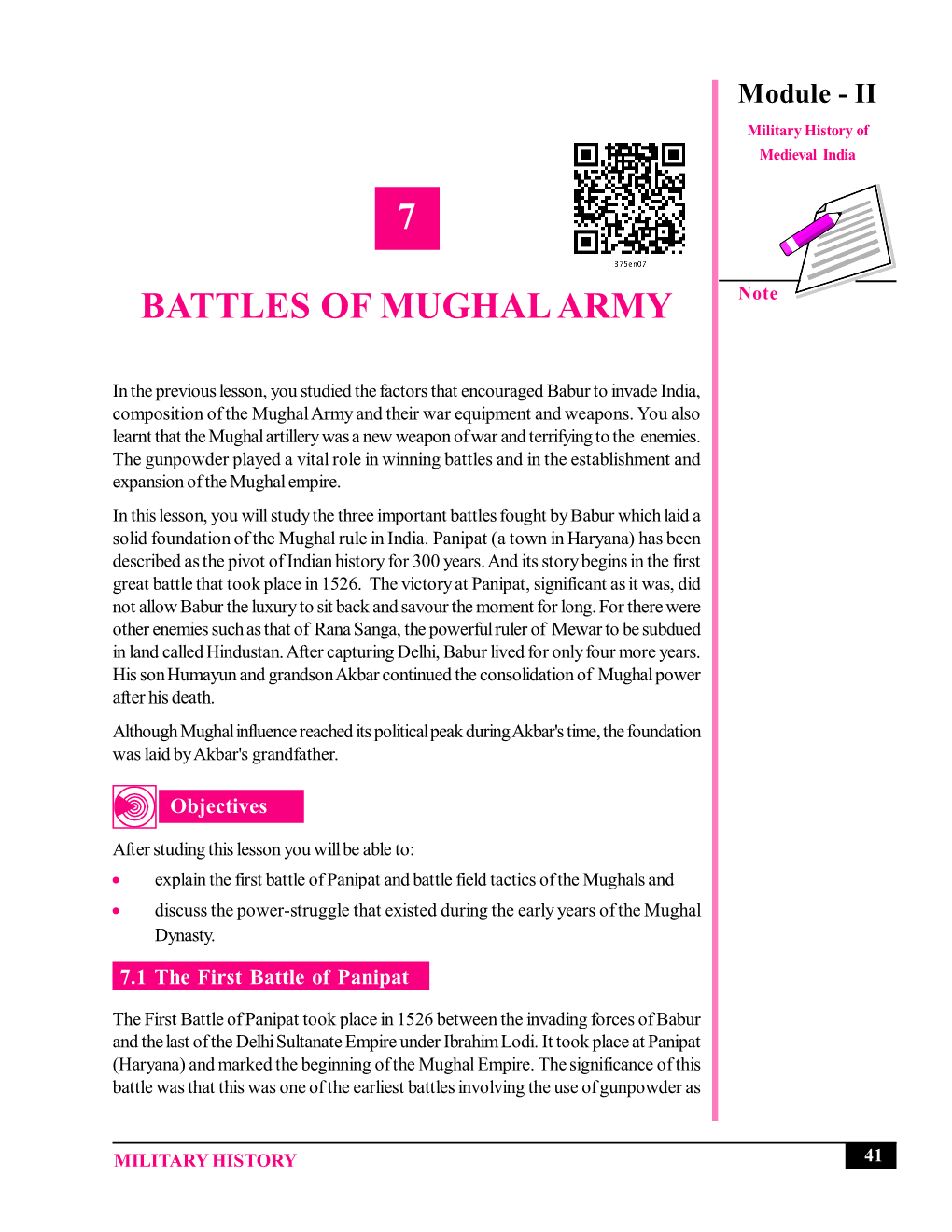 7 Battles of Mughal Army