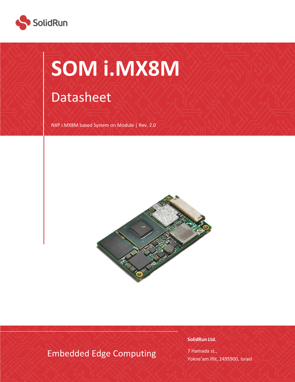 SOM I.MX8M Datasheet