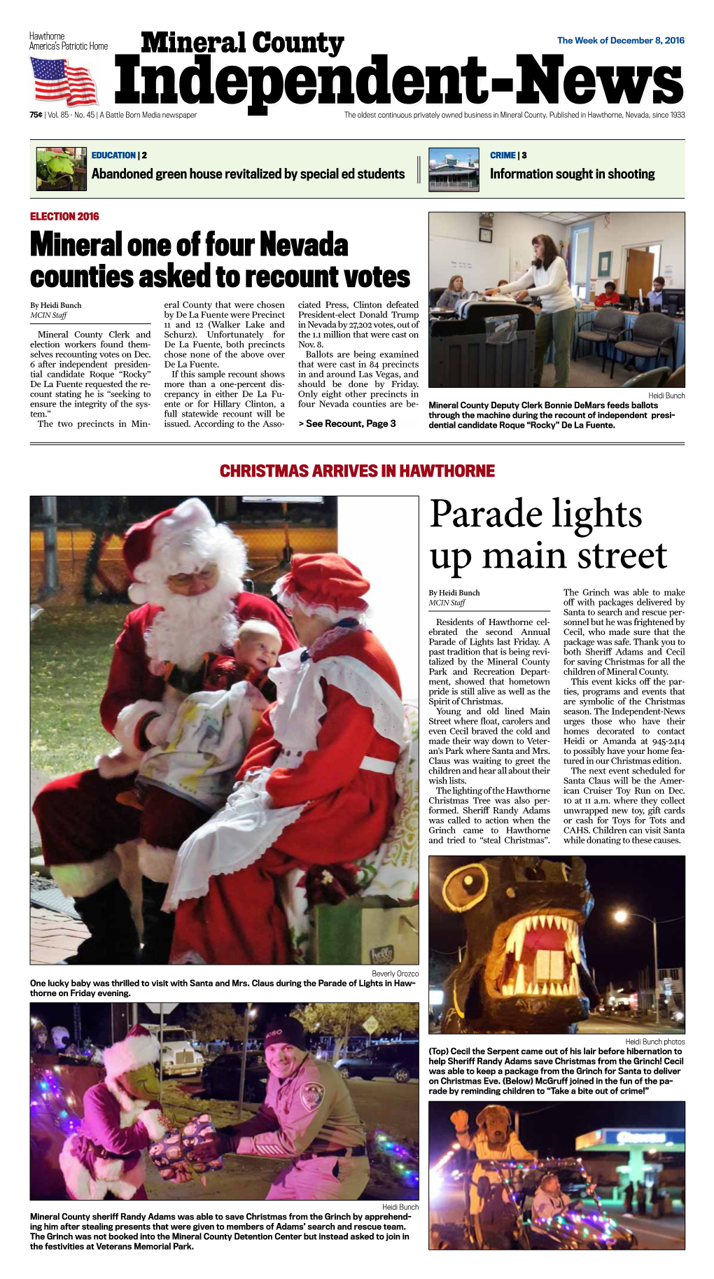 Parade Lights up Main Street