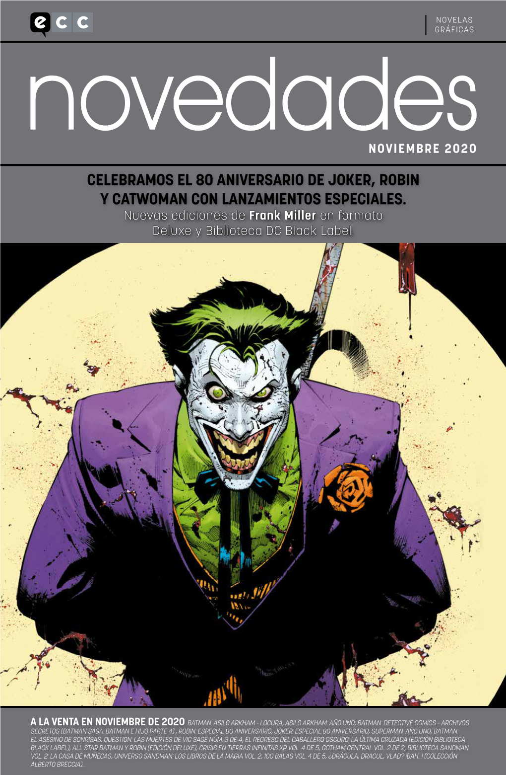 Celebramos El 80 Aniversario De Joker, Robin Y Catwoman Con Lanzamientos Especiales