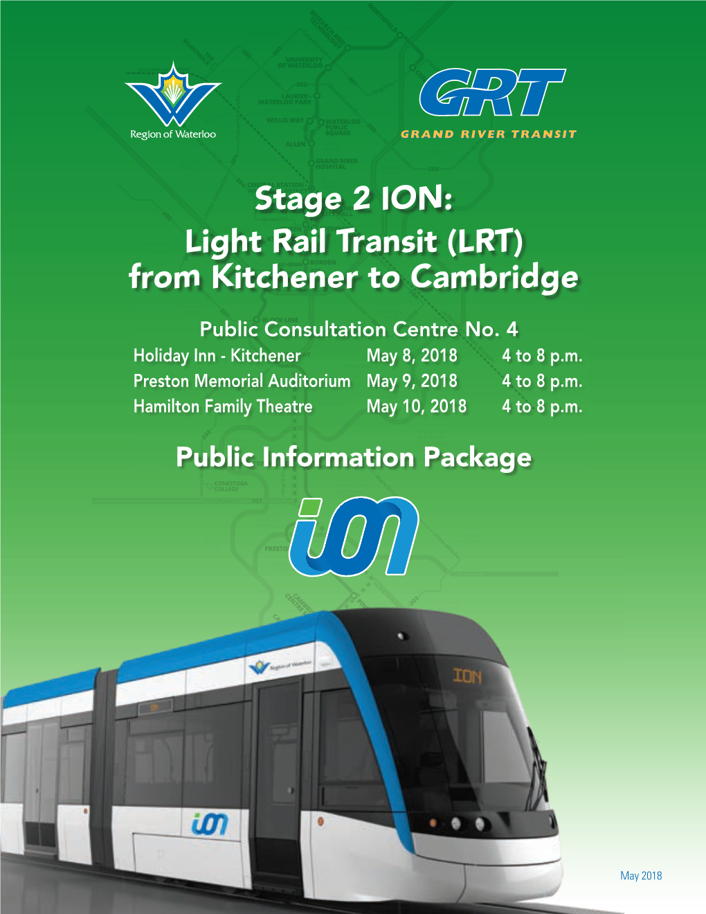 Stage 2 ION: Light Rail Transit (LRT) from Kitchener to Cambridge