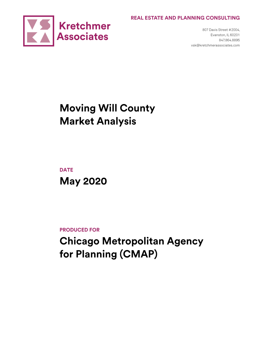 Moving Will County Market Analysis May 2020 Chicago Metropolitan
