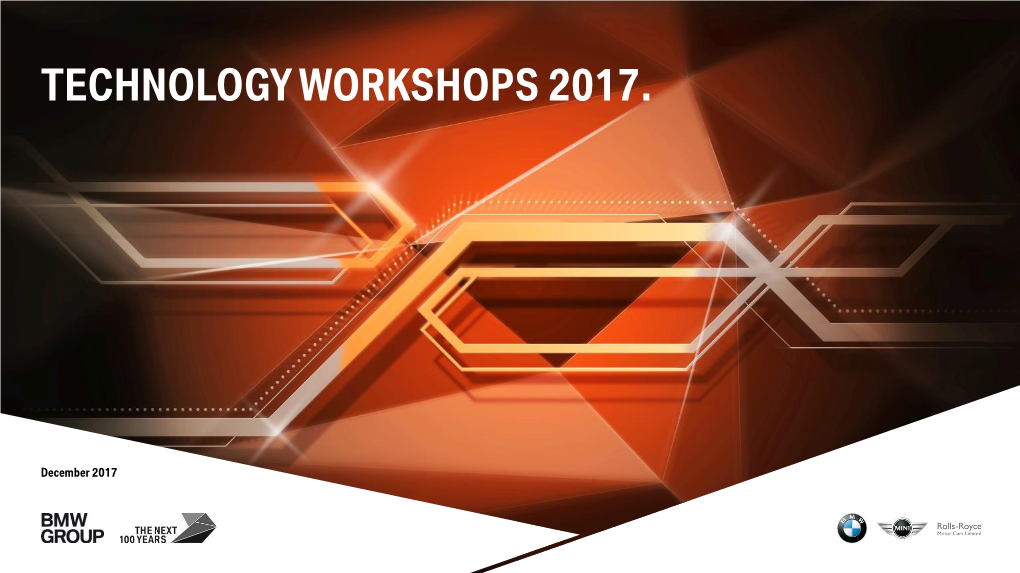 Technology Workshops 2017