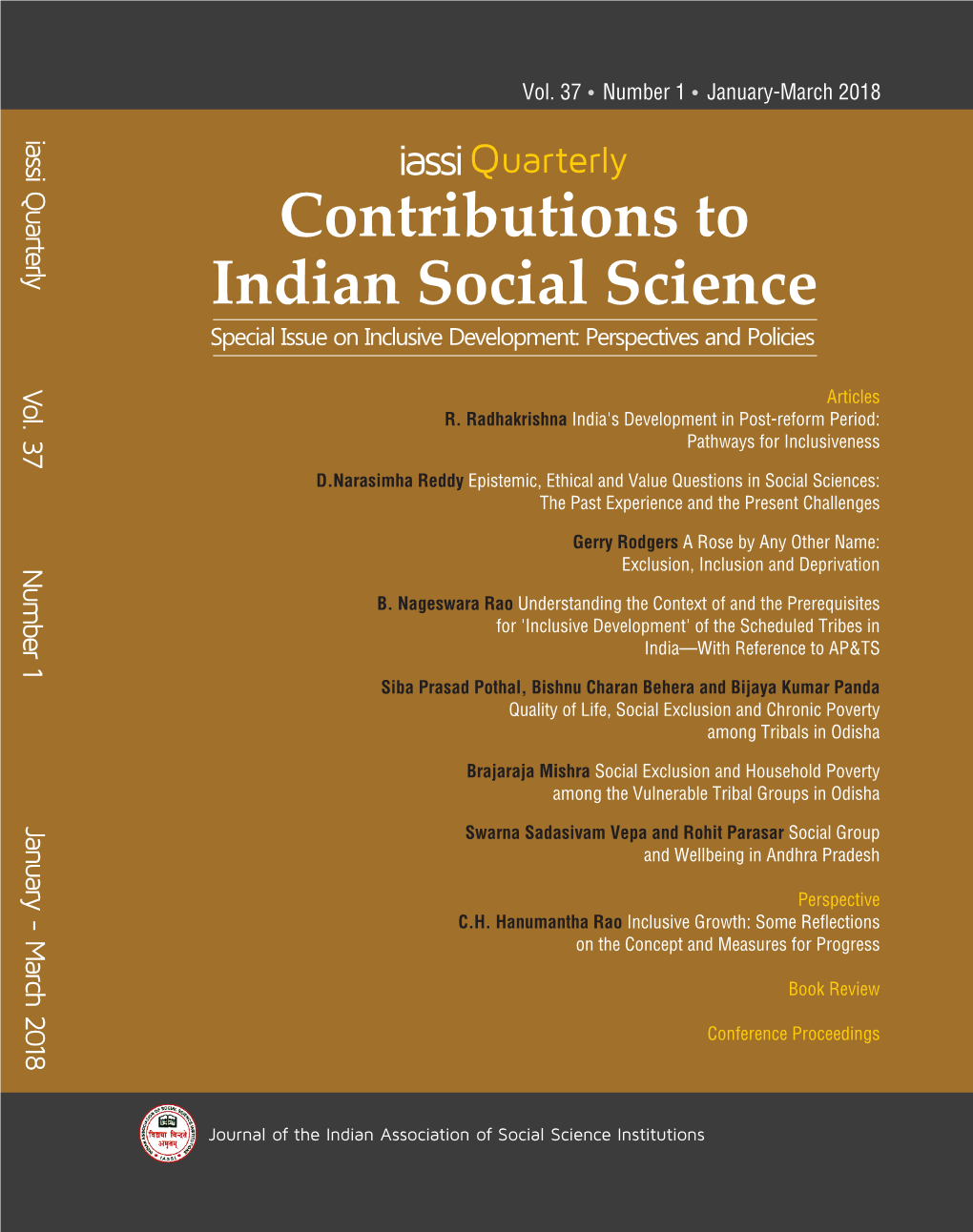 Contributions to Indian Social Science