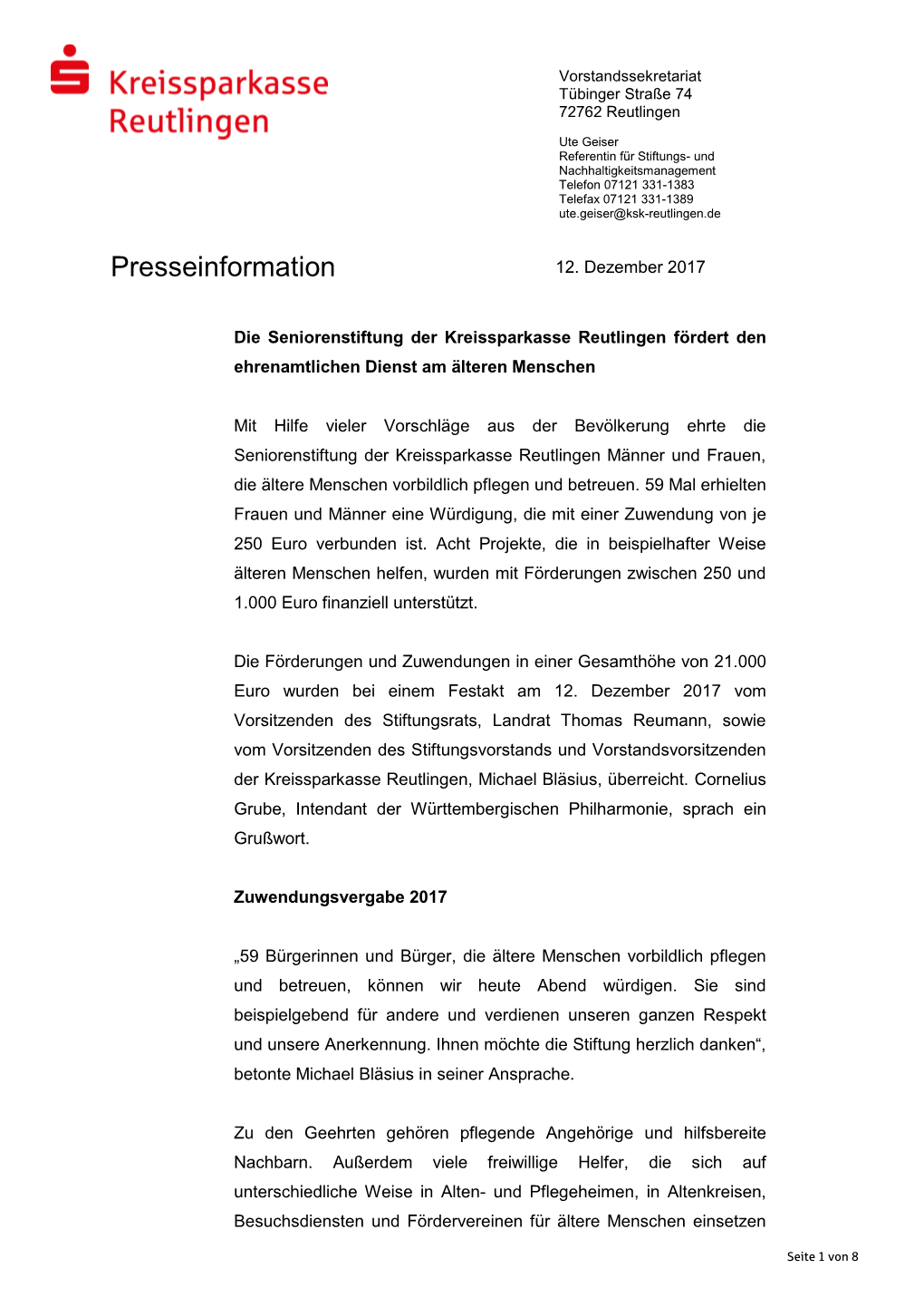 Presseinformation 12