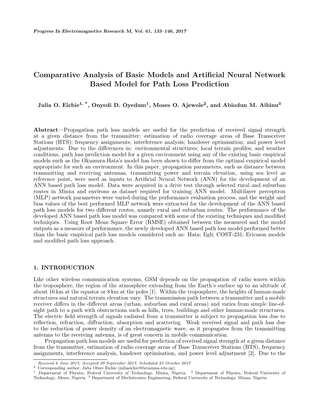 Comparative Analysis of Basic Models and Artificial Neural Network