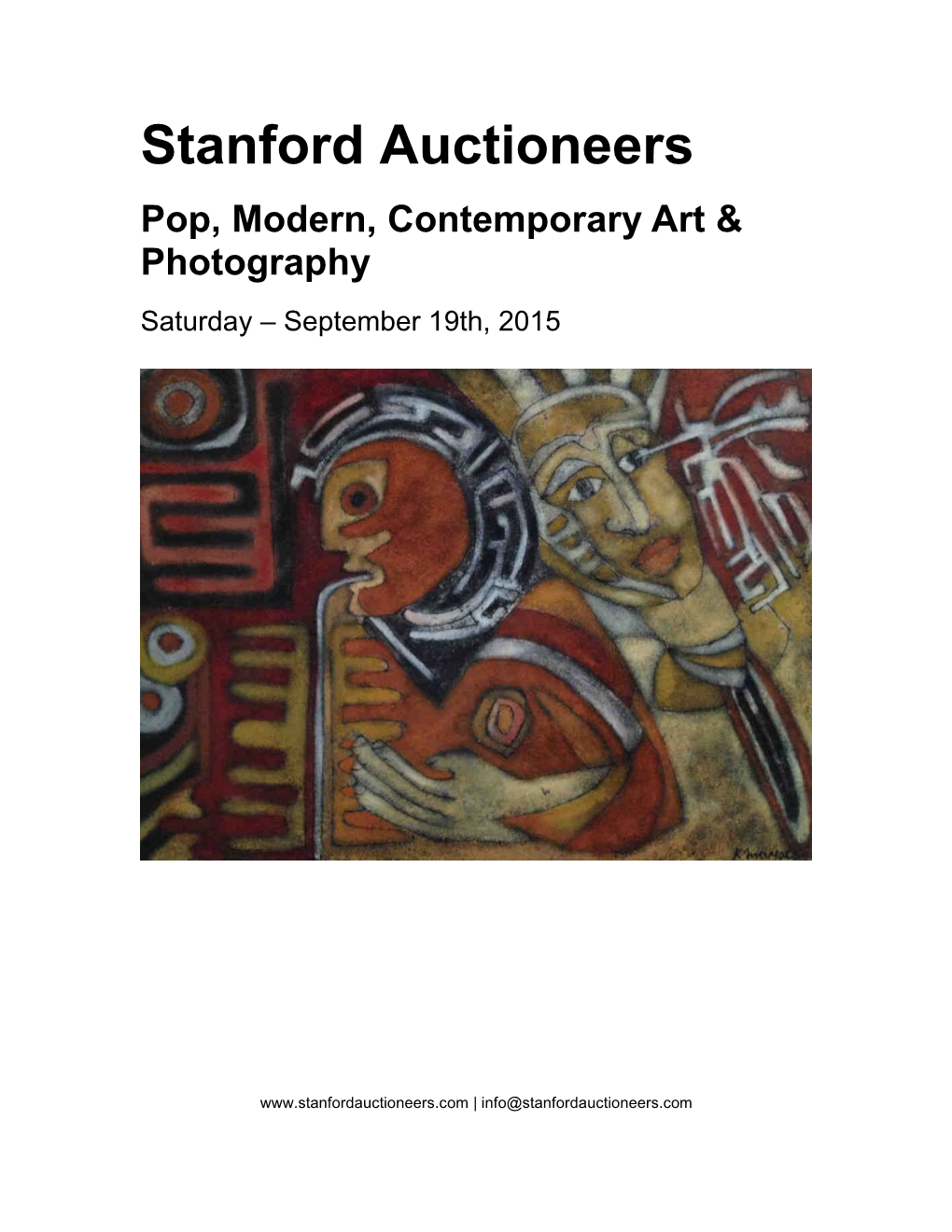Stanford Auctioneers Pop, Modern, Contemporary Art & Photography