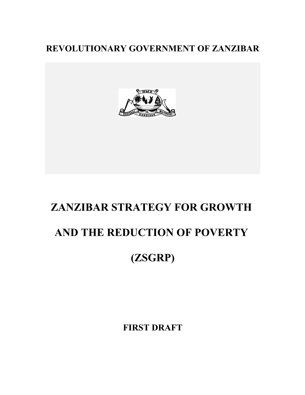 Zanzibar Strategy for Growth