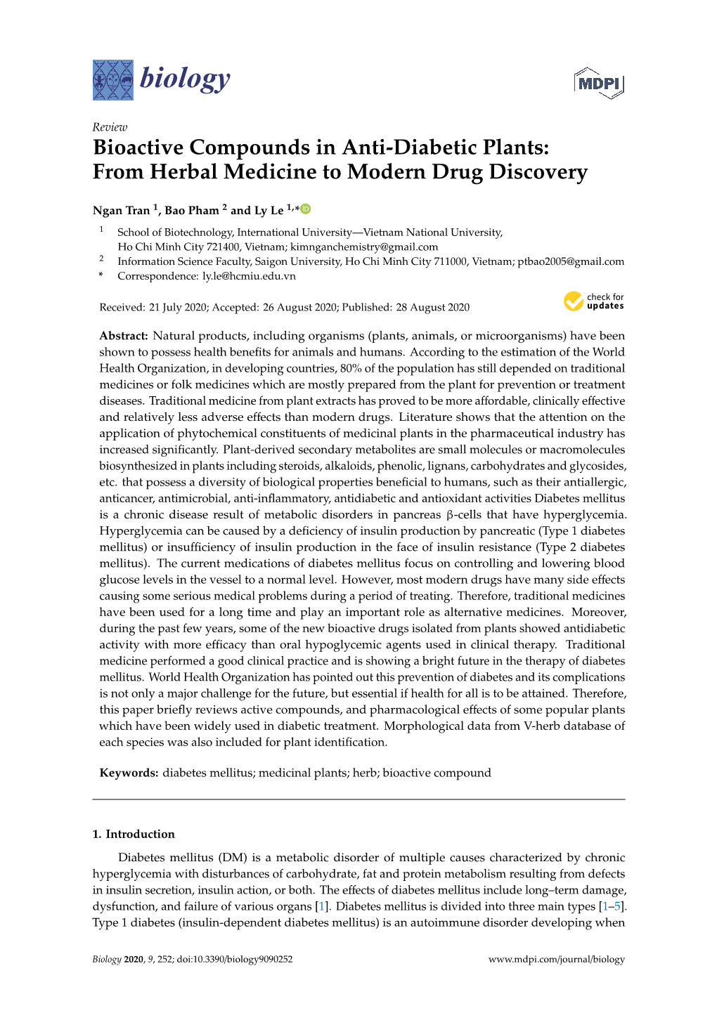 Bioactive Compounds in Anti-Diabetic Plants: from Herbal Medicine to Modern Drug Discovery