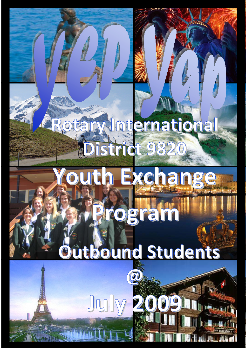 Youth Exchange Program July 2009