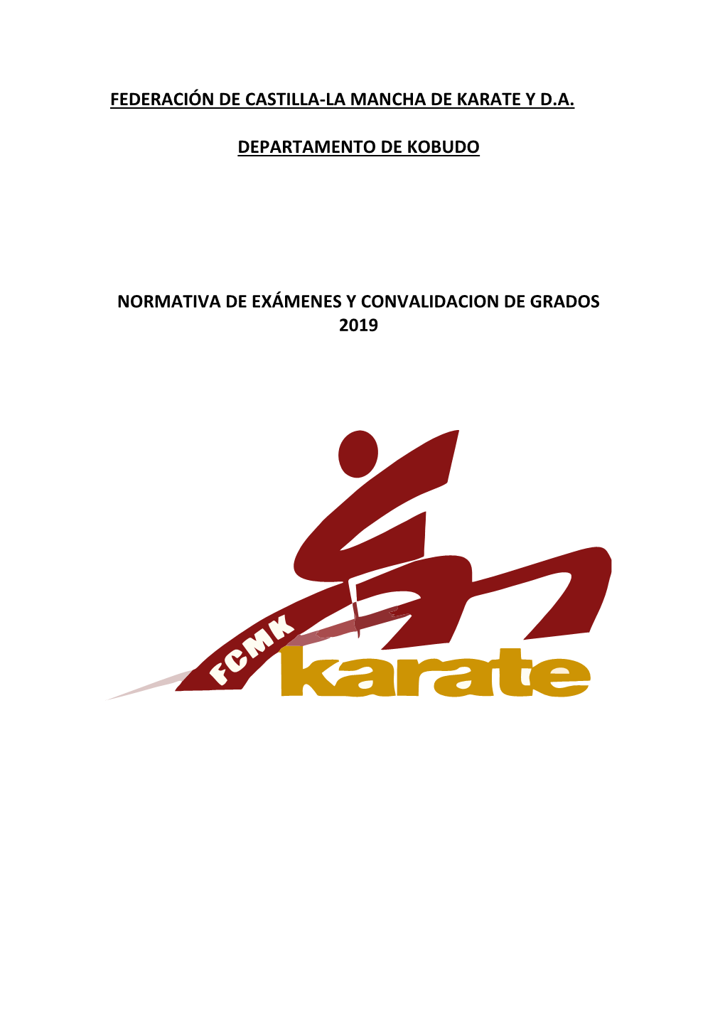 Normativa Grados Kobudo FCMK