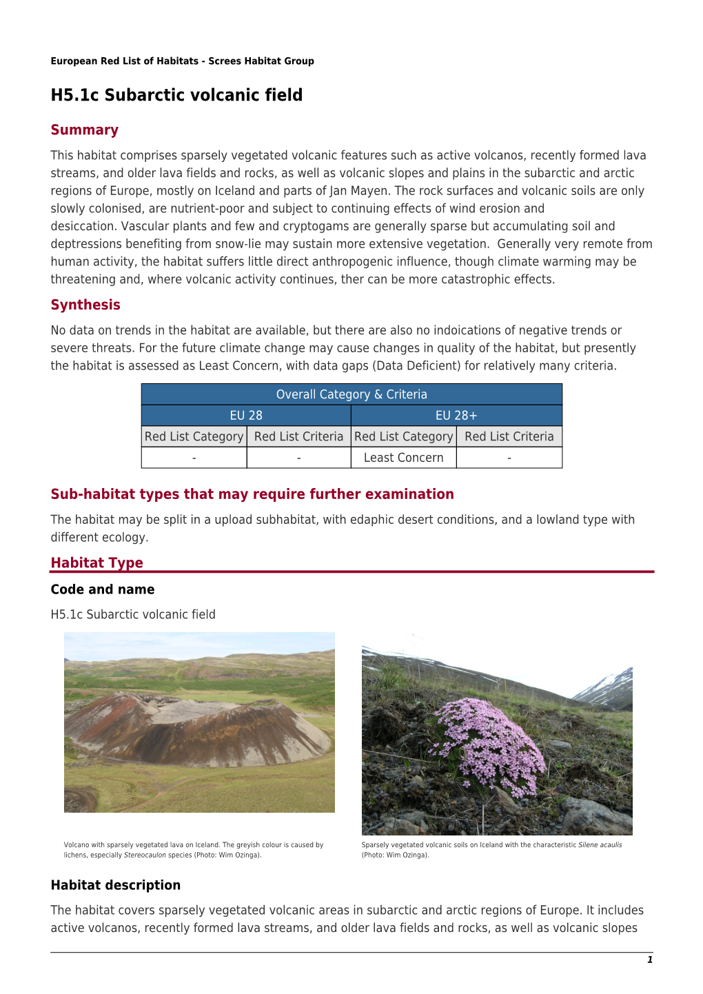 H5.1C Subarctic Volcanic Field