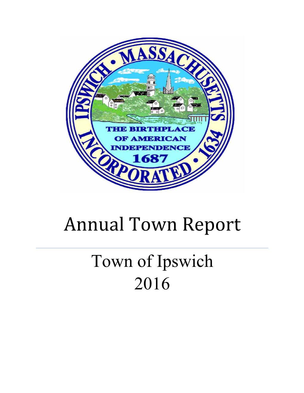 Annual Town Report