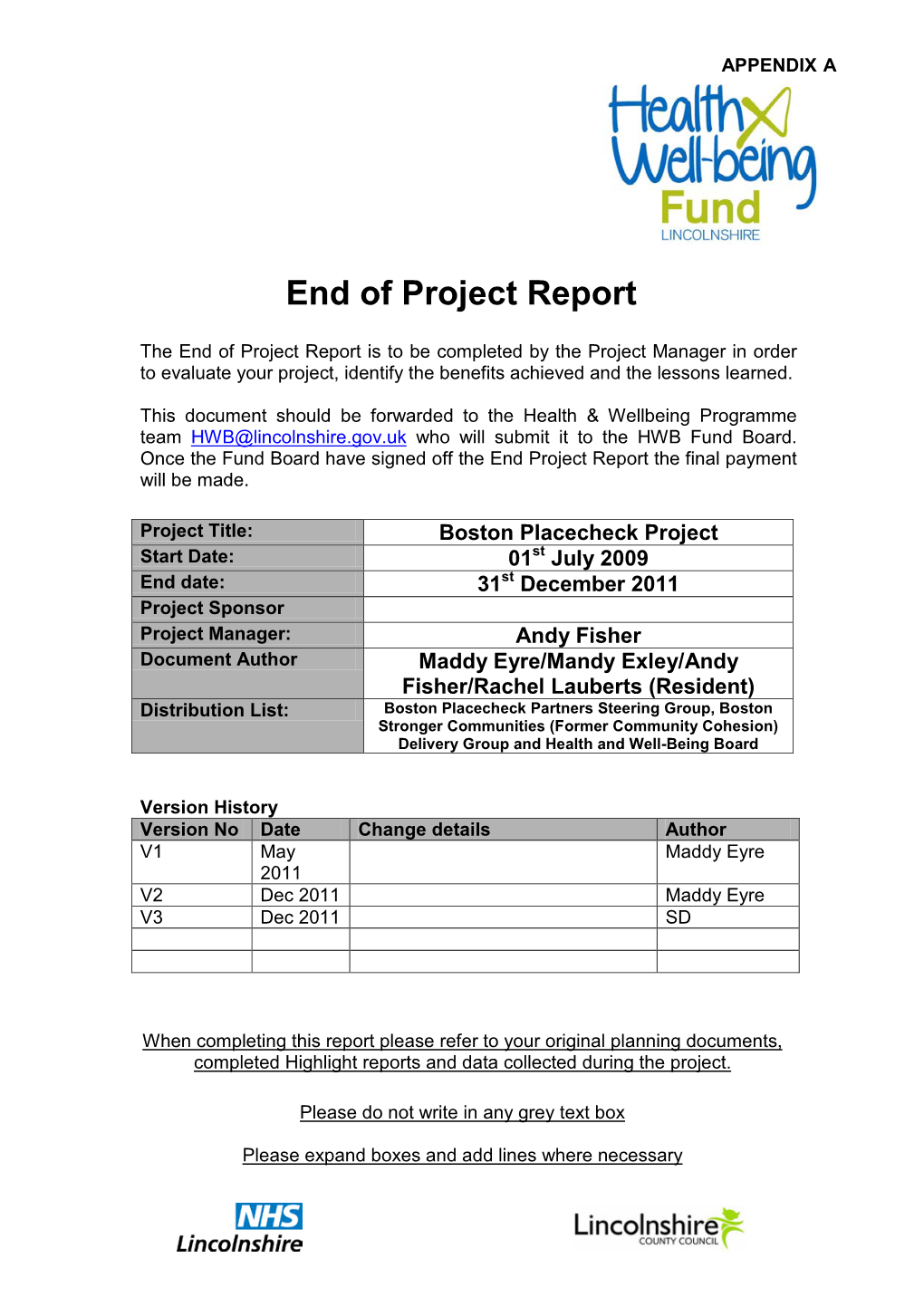 Boston Placecheck Project Report