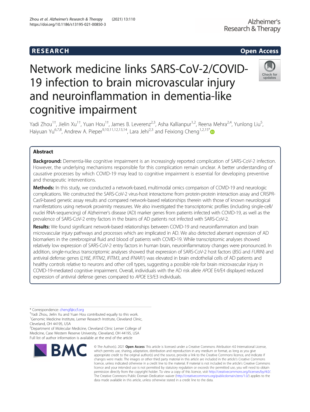Network Medicine Links SARS-Cov-2/COVID-19 Infection To