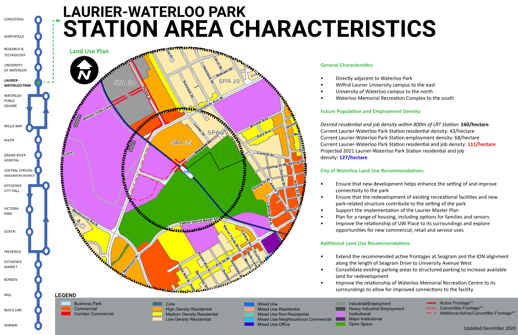 Station Profile for Laurier-Waterloo Park Station