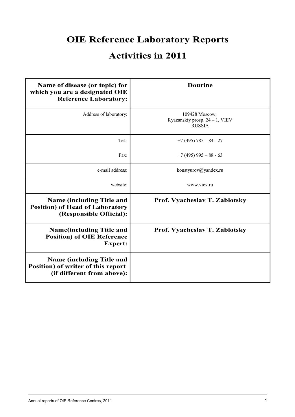 OIE Reference Laboratory Reports s9