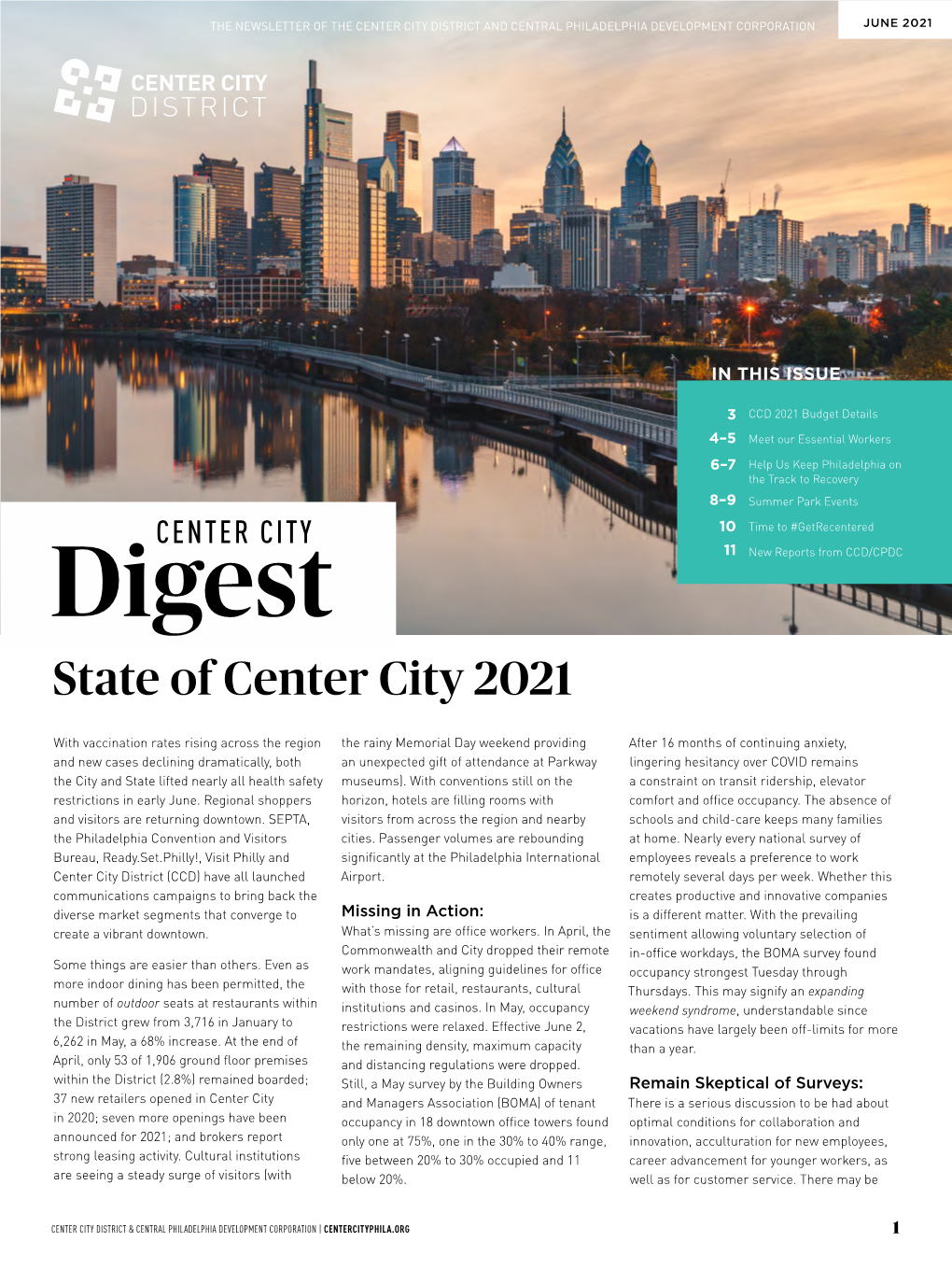 Center City Digest, June 2021