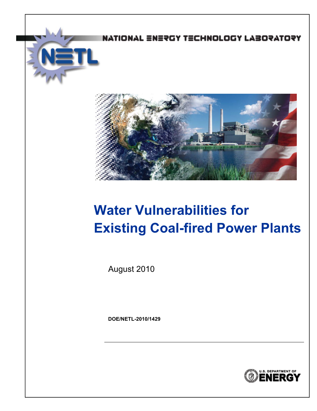 Water Vulnerabilities for Existing Coal-Fired Power Plants