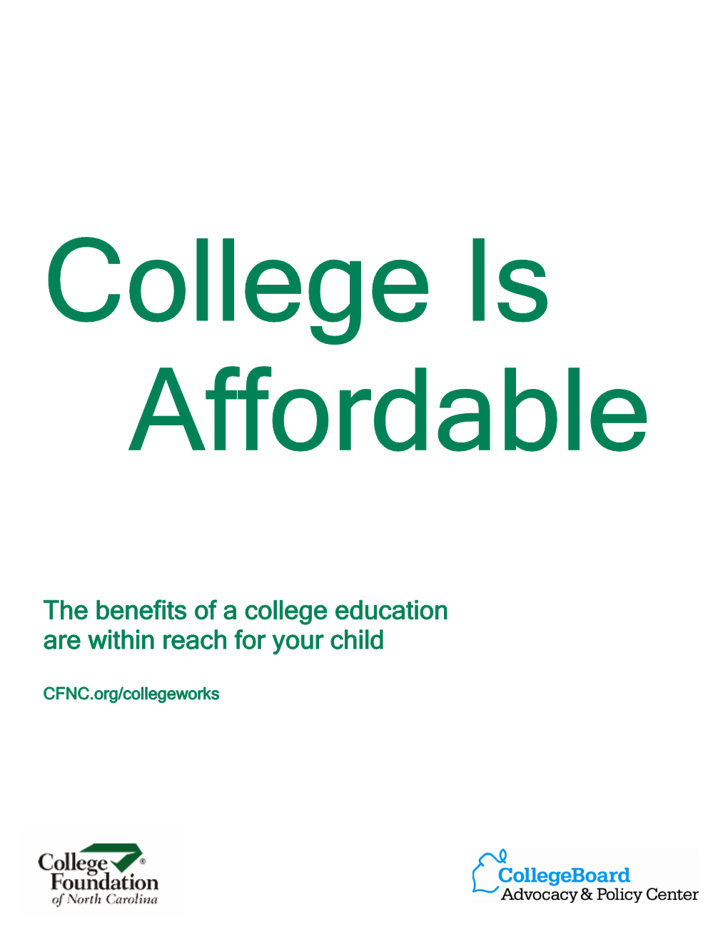 The Benefits of a College Education Are Within Reach for Your Child