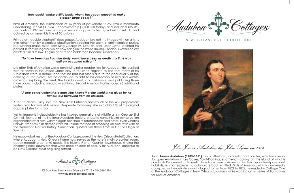 Learn More About John James Audubon