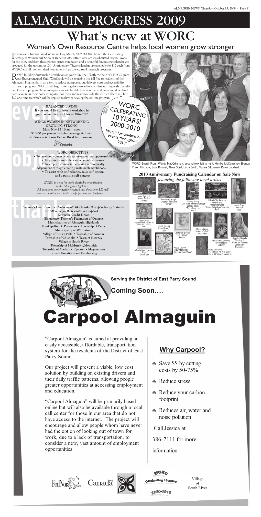 Carpool Almaguin