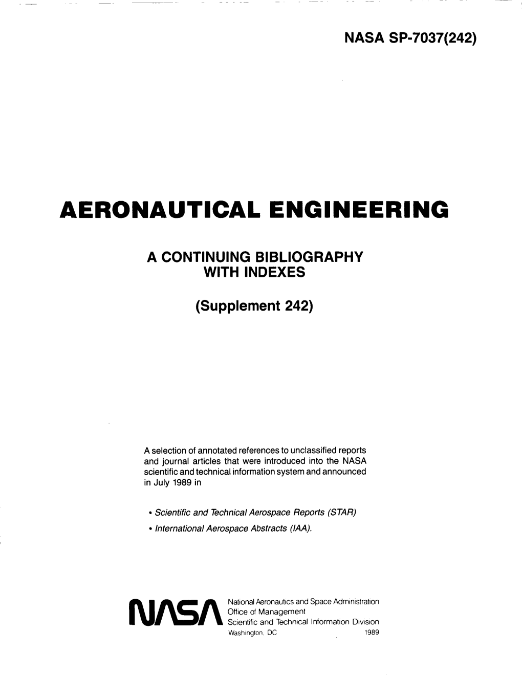 Aeronautical Engineering