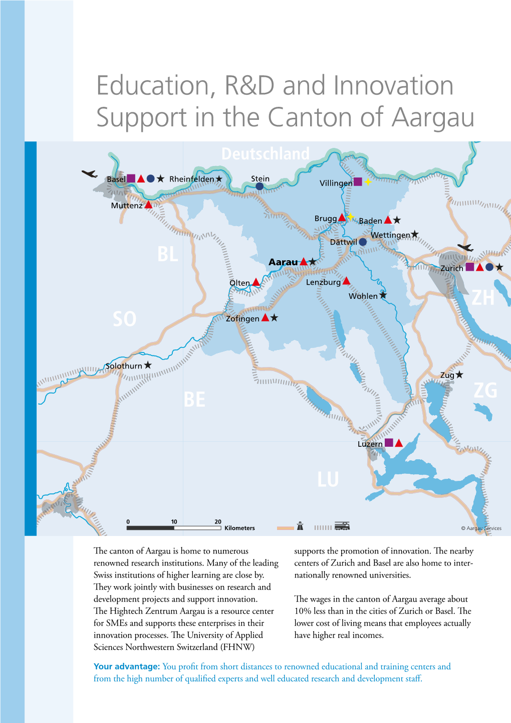 Education, R&D and Innovation Support in the Canton of Aargau