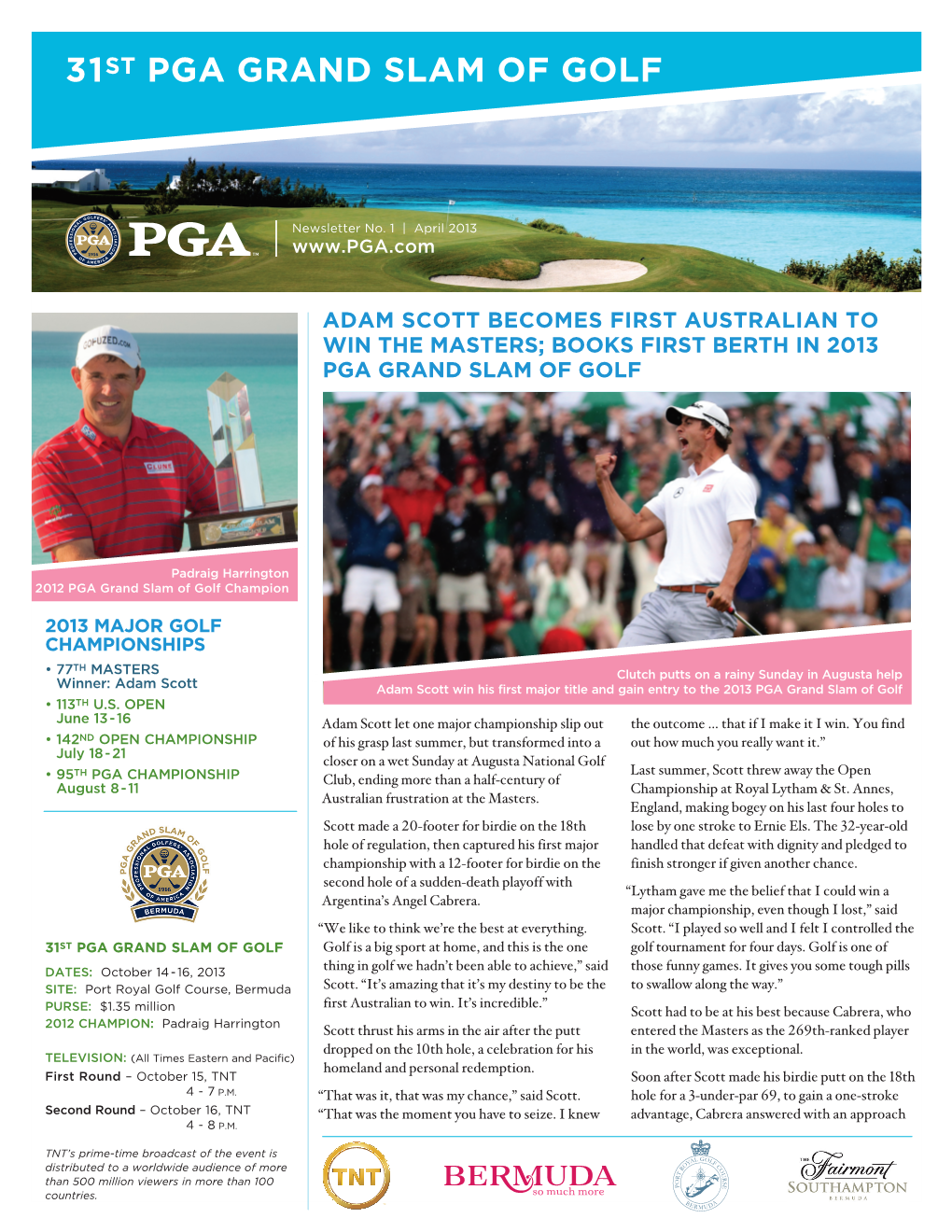 31St PGA Grand Slam of Golf