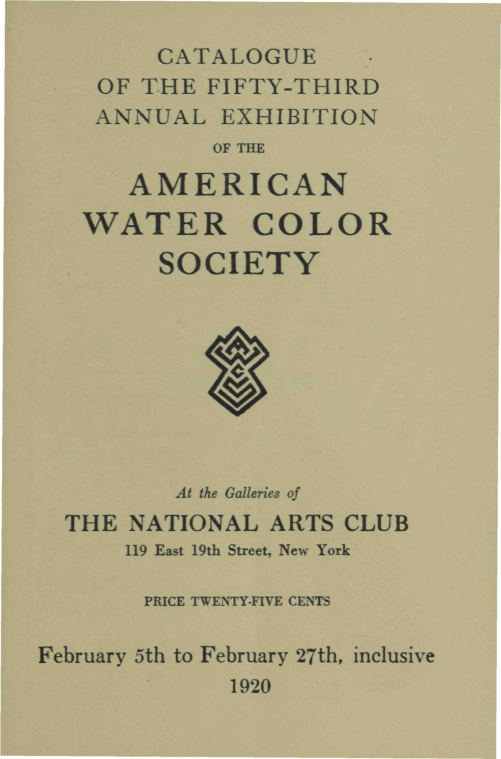 American Water Color Society