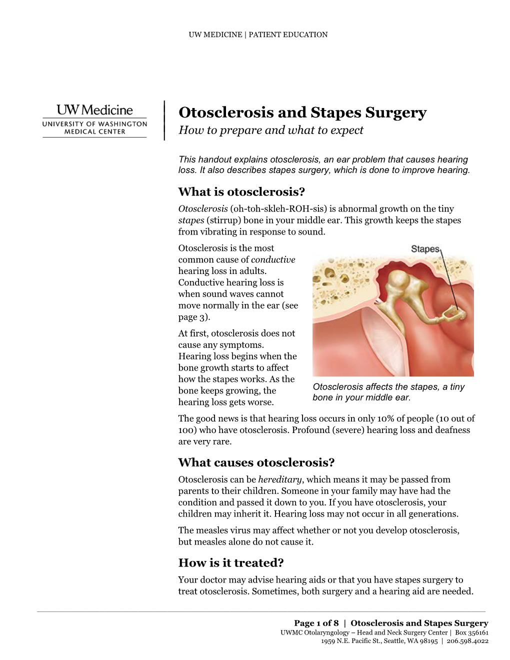 Otosclerosis and Stapes Surgery | How to Prepare and What to Expect |