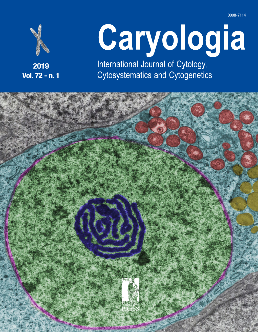 Caryologia International Journal of Cytology, Cytosystematics and Cytogenetics