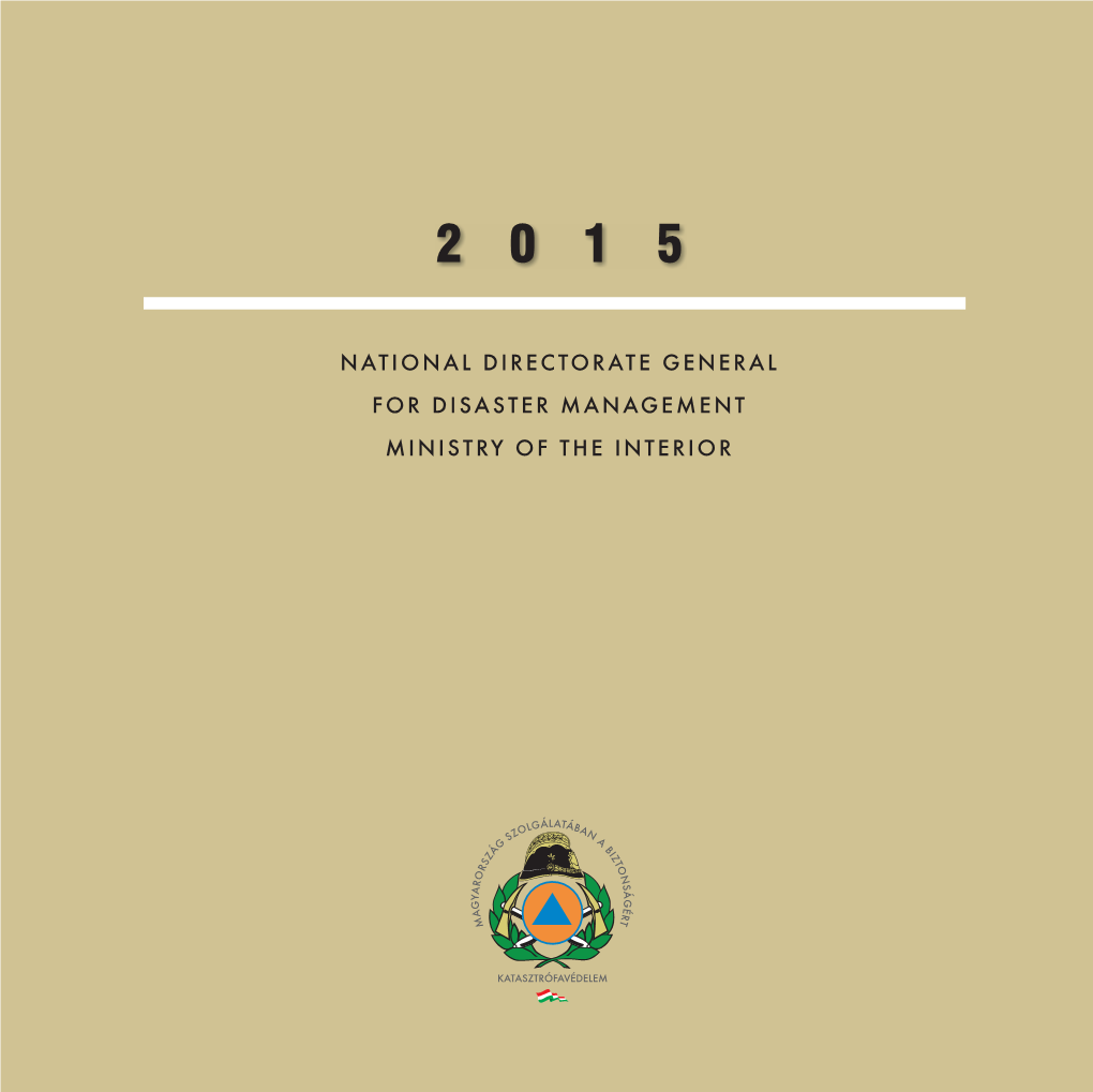 National Directorate General for Disaster Management