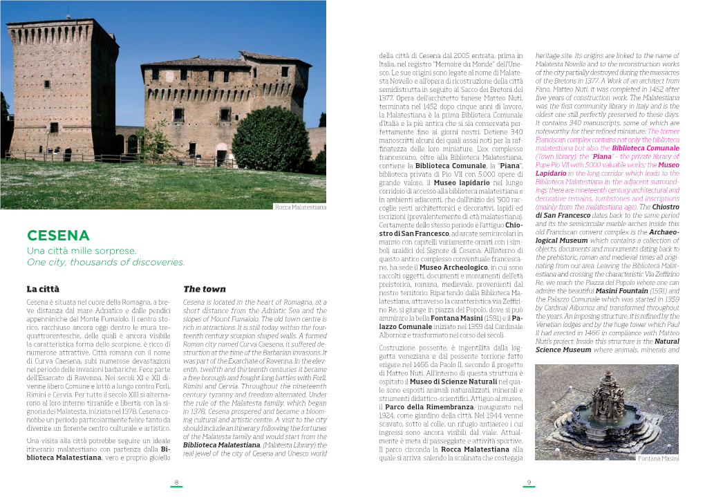 Download: Guida Su Cesena E Il Territorio.Pdf