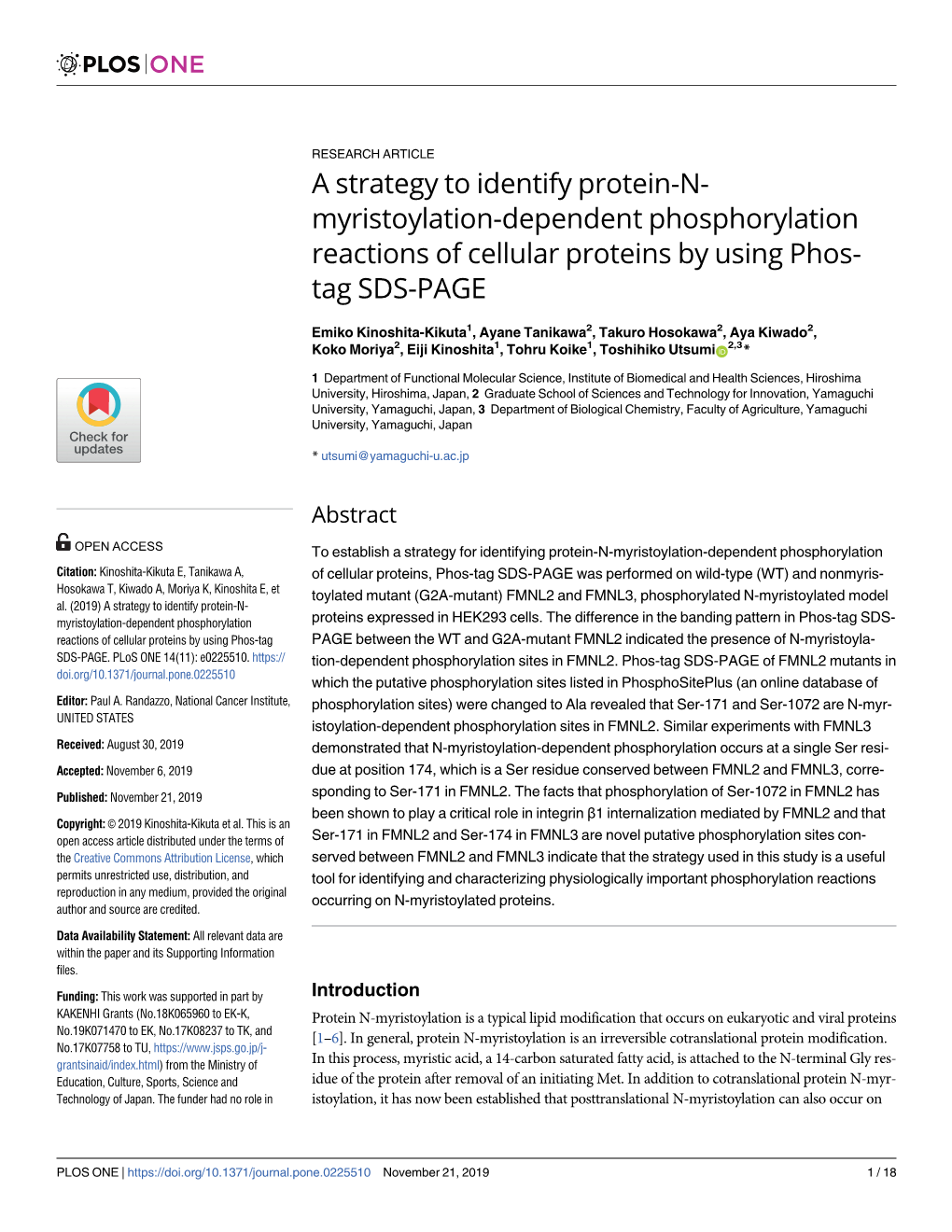 A Strategy to Identify Protein-N-Myristoylation-Dependent