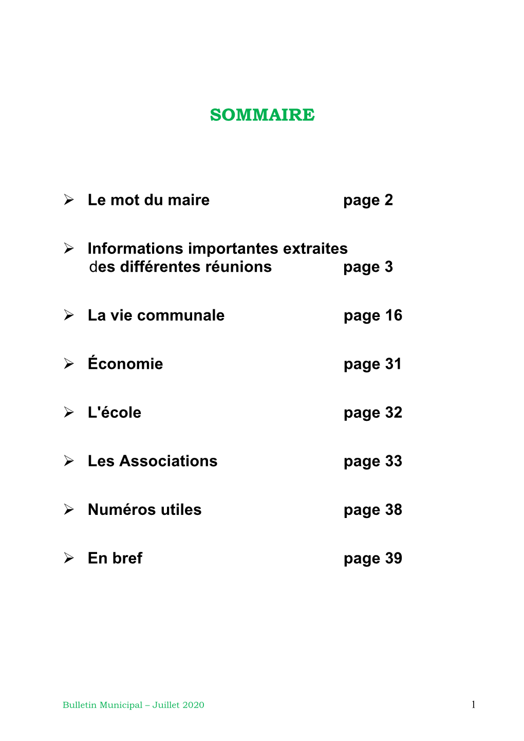 Compte Administratif 2001 Pour La Commune