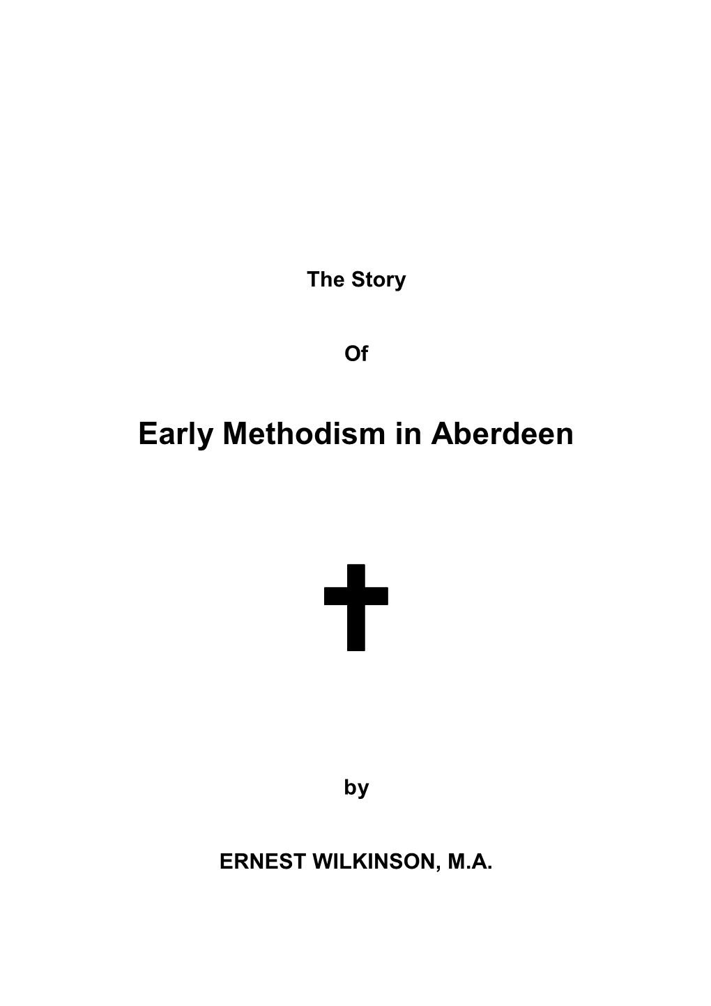 Early Methodism in Aberdeen