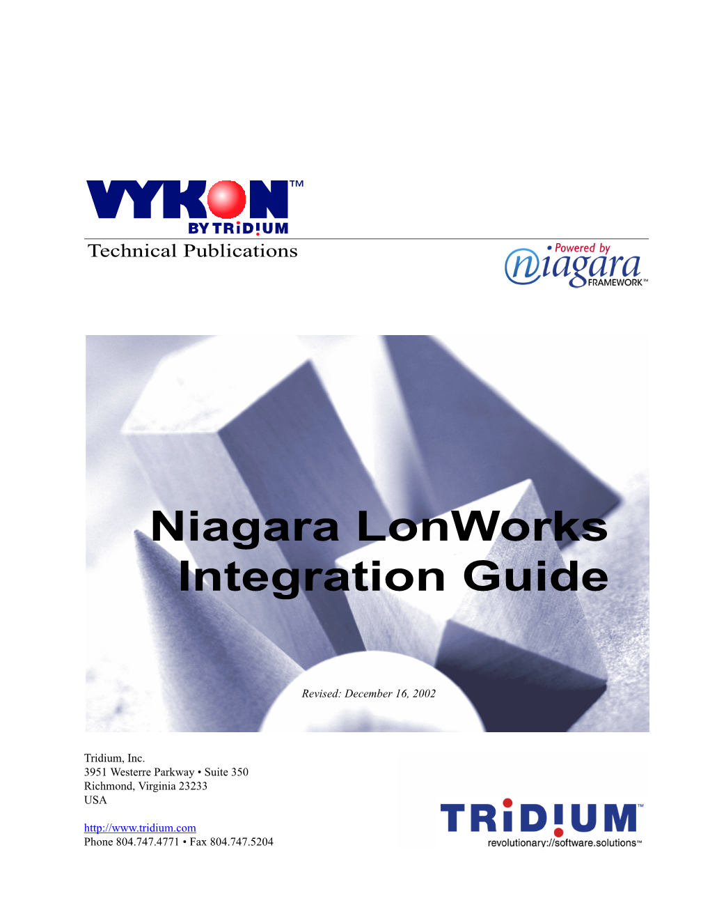 Niagara Lonworks Integration Guide
