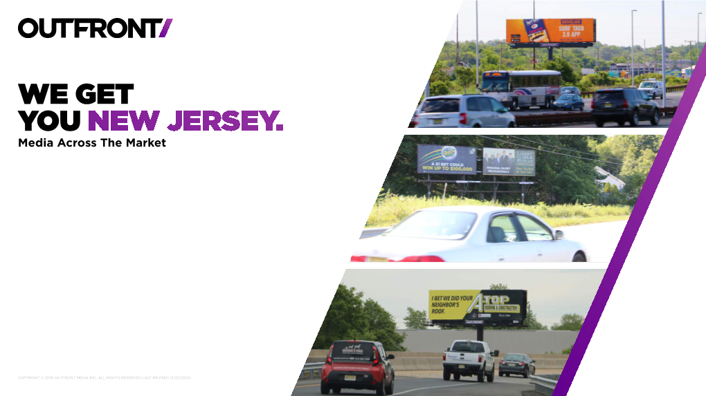 WE GET YOU NEW JERSEY. Media Across the Market