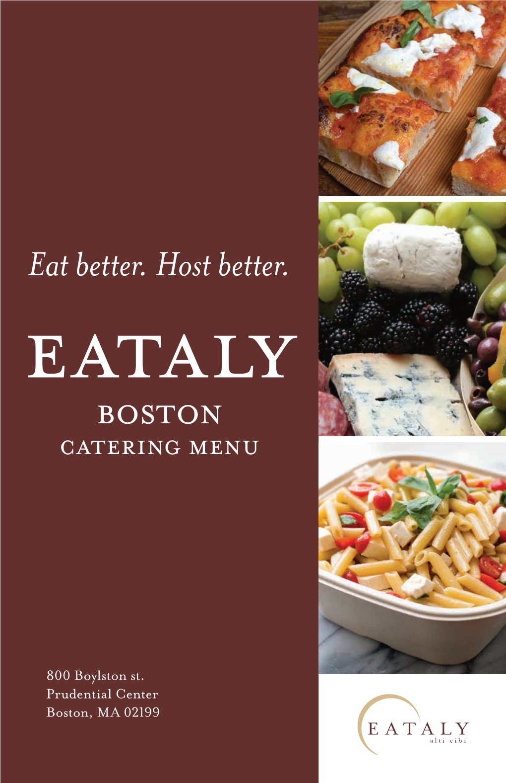 Boston Catering Menu