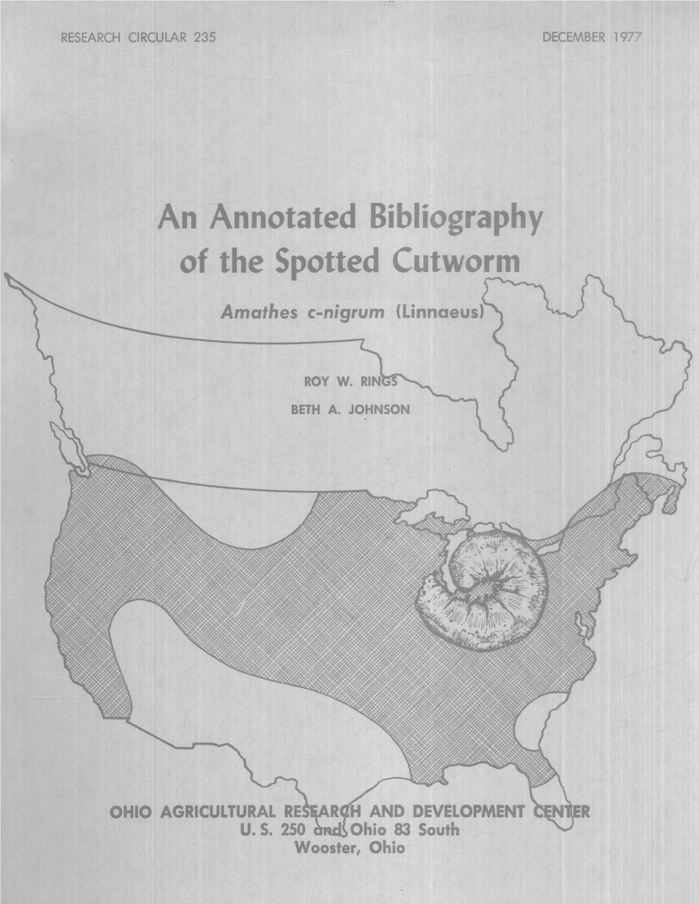 An Annotated Bibliography of the Spotted Cutworm