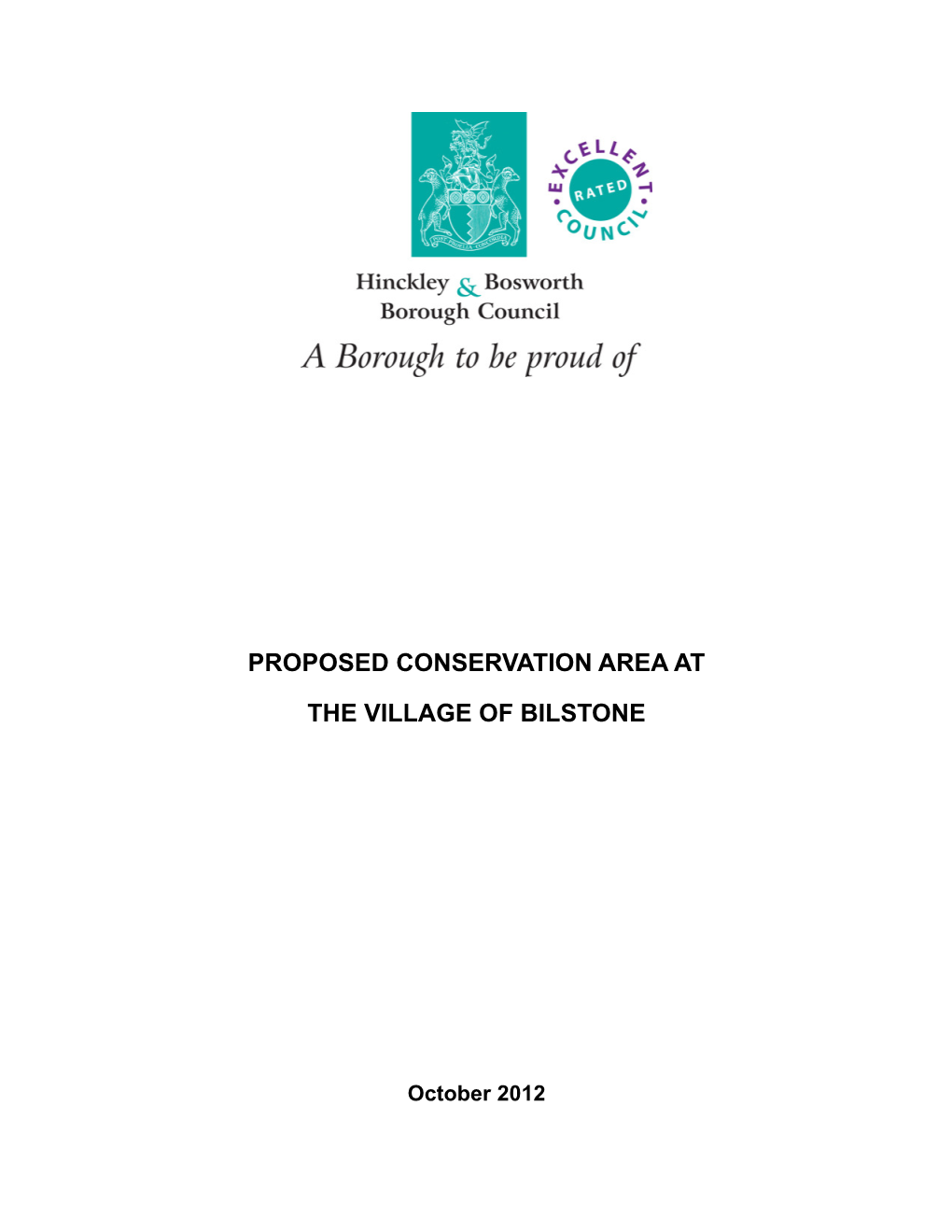 Bilstone Conservation Area Appraisal