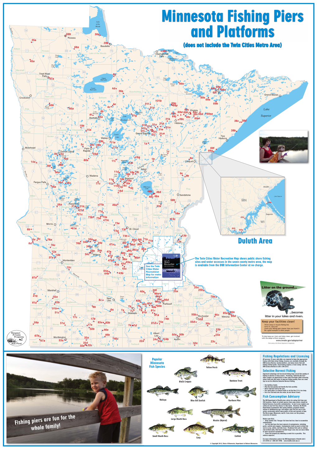 Outstate Minnesota Fishing Piers and Platforms