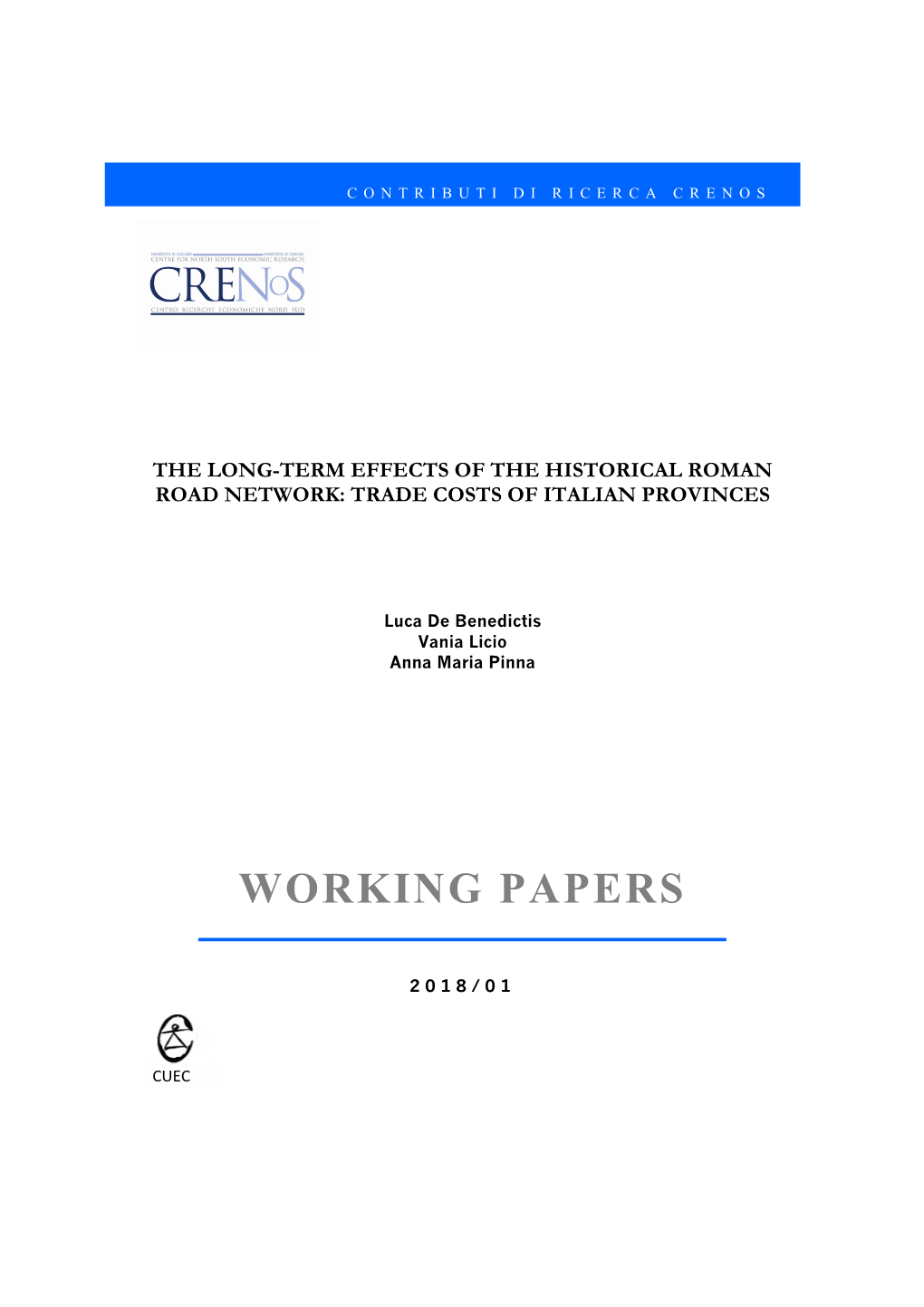 Working Papers