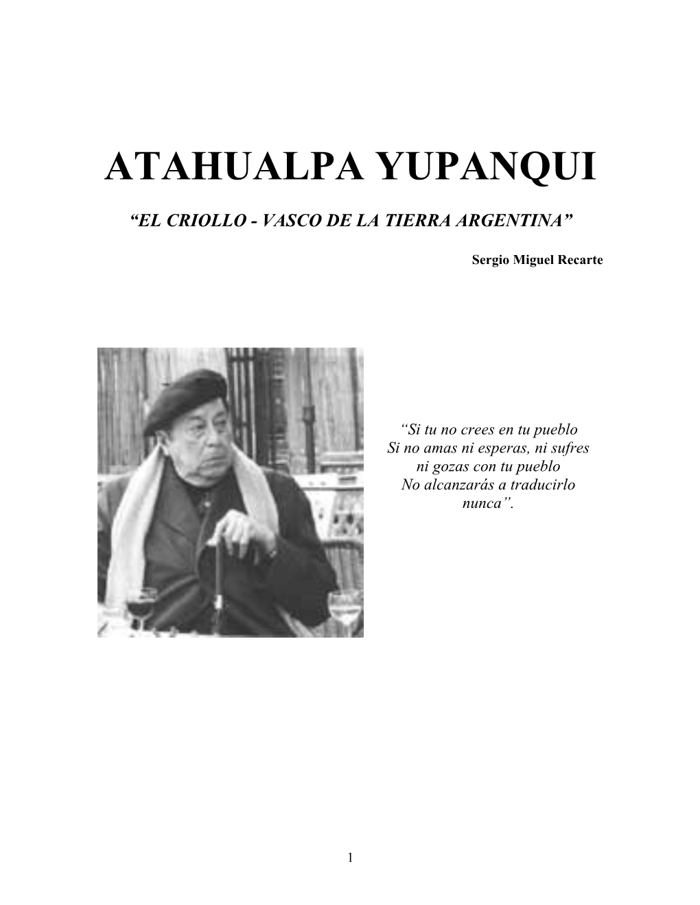 Atahualpa Yupanqui