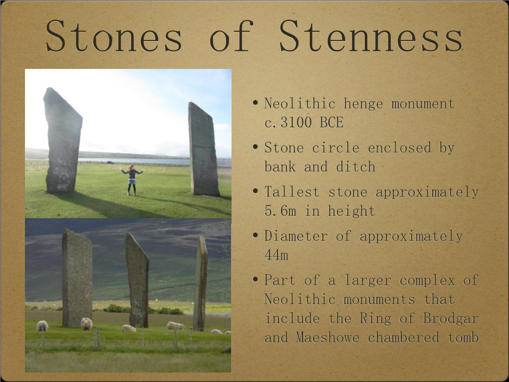 Stones of Stenness